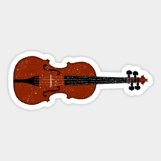 Stephane Grappelli Violin Sticker